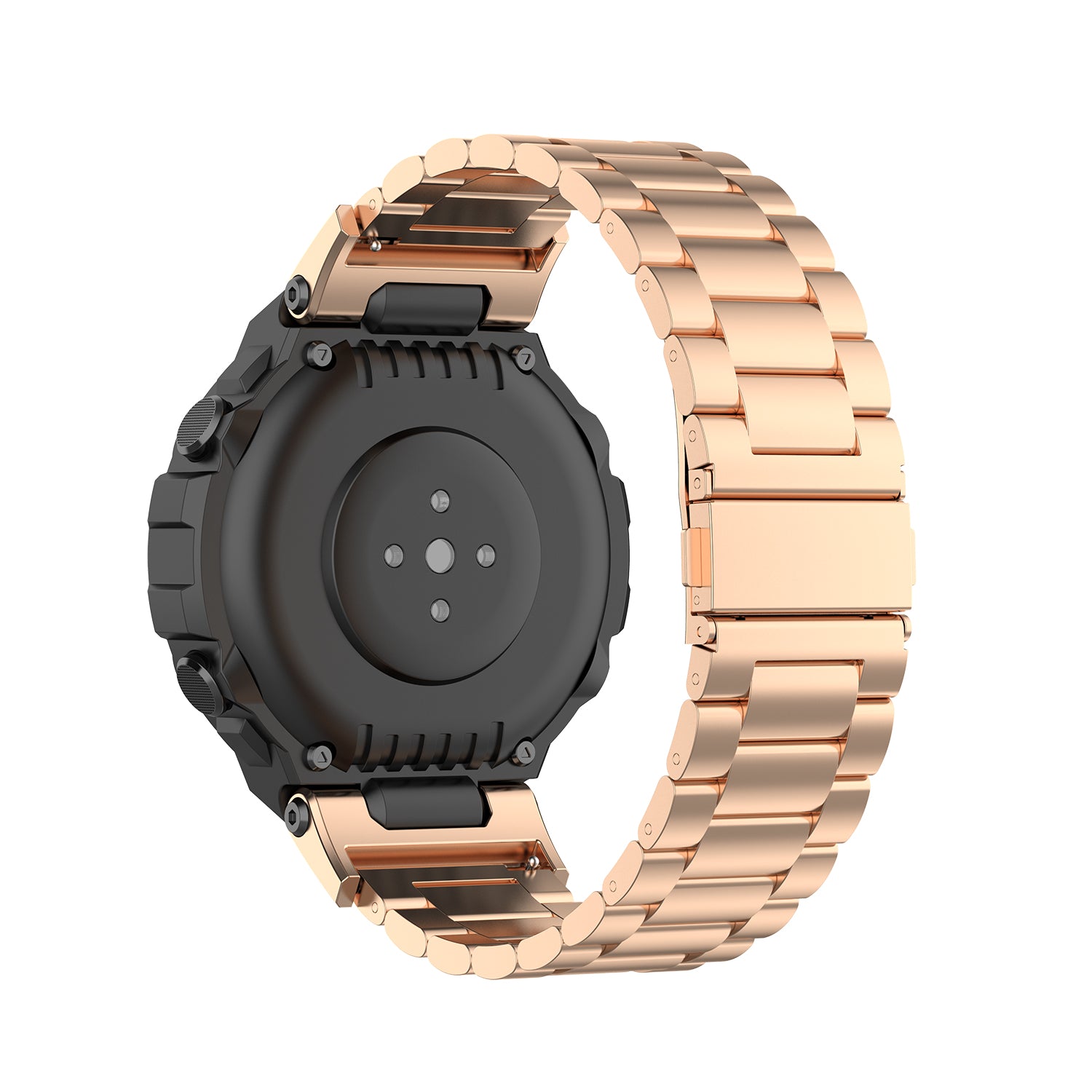 Replacement Stainless Steel Smart Watch Strap Band for Huami Amazfit T-Rex Pro Amazfit T-Rex Replacement Stainless Steel Smart Watch Strap Band for Huami Amazfit T-Rex Pro Amazfit T-Rex